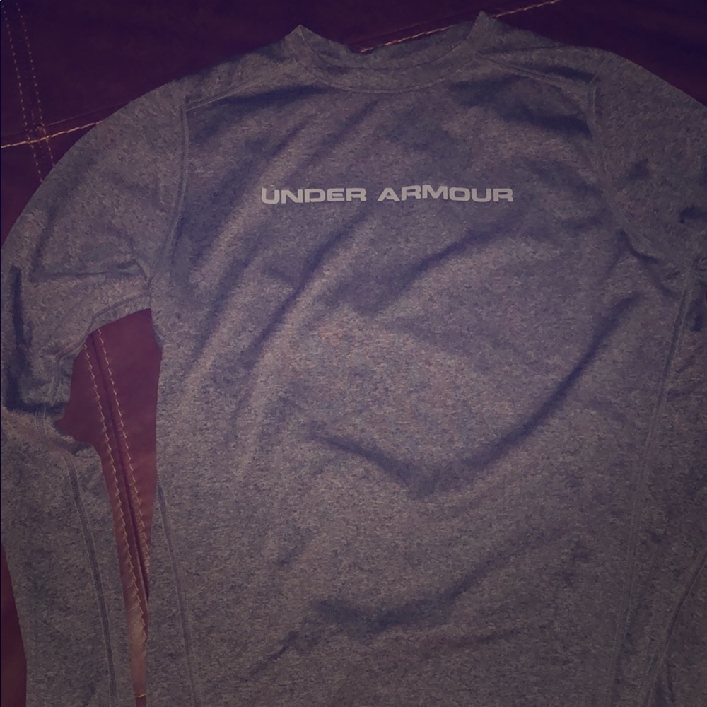 Men’s SM Under Armour Fitted LS Shirt